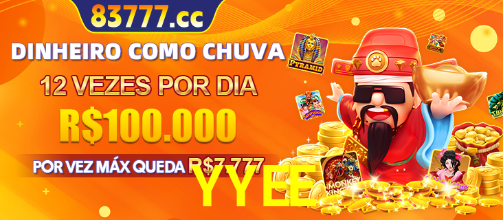 Banner do programa de recompensas Recomende para amigos do YYEE, detalhando os bônus por convidar amigos, com prêmios que chegam a R$288.888.